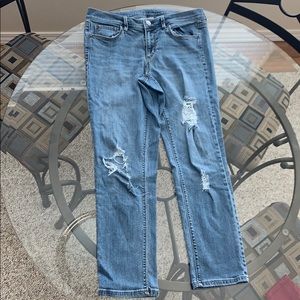 Loft crop jeans
